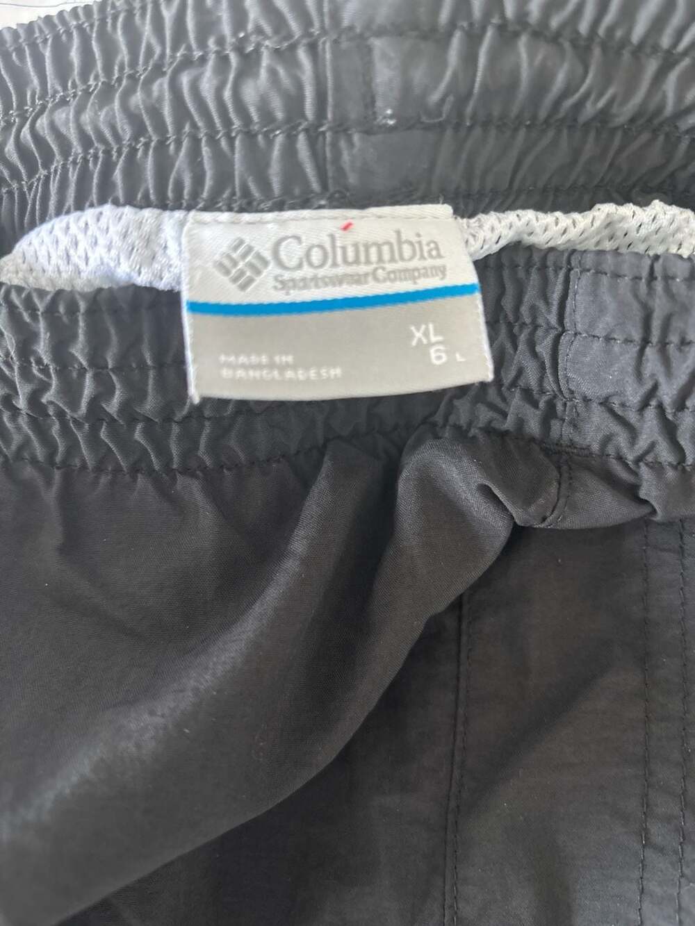 Columbia PFG Nylon Swim Trunks  Black Mens Omni-Shade size XL - Picture 4 of 4